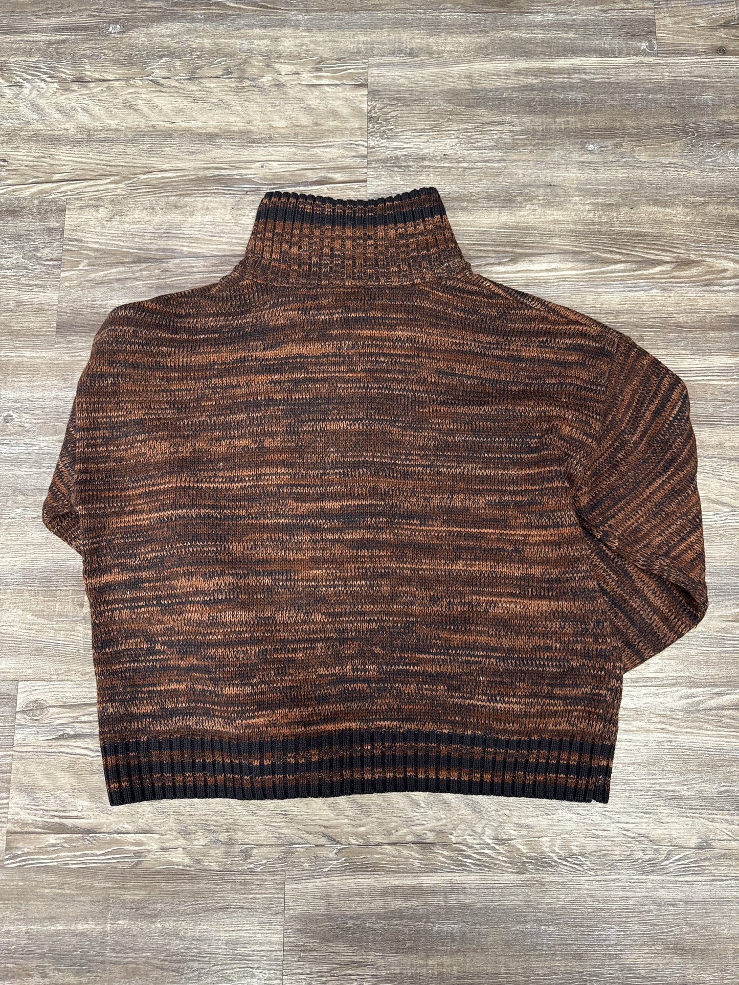 Sweater By John + Jenn In Black & Brown, Size: L