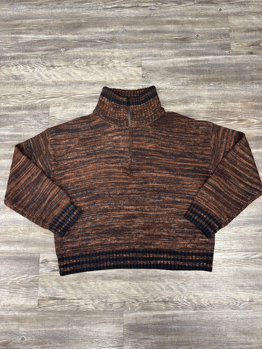 Sweater By John + Jenn In Black & Brown, Size: L