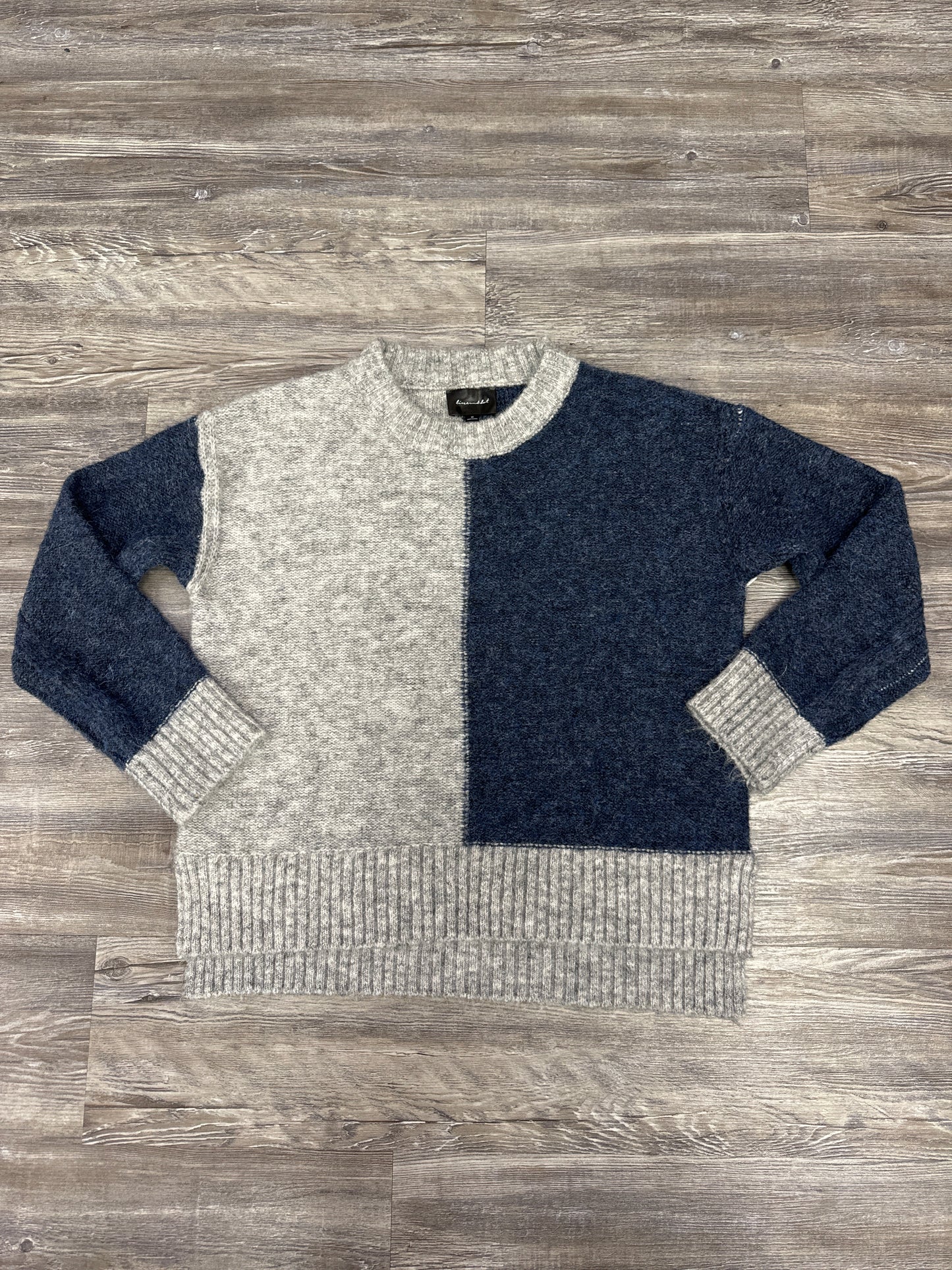 Sweater By Line & Dot In Blue & Grey, Size: M