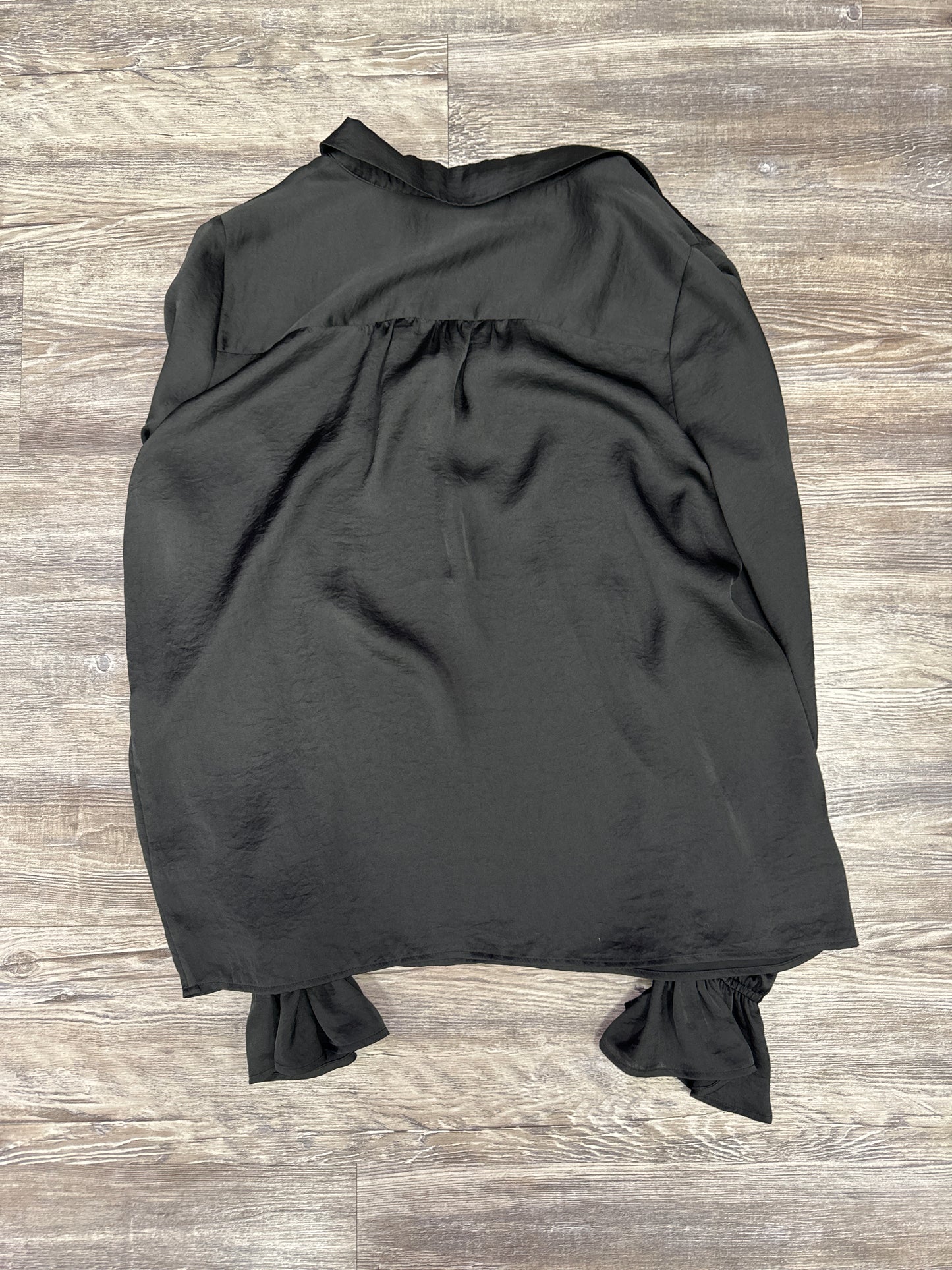 Top Long Sleeve By Paige In Black, Size: M