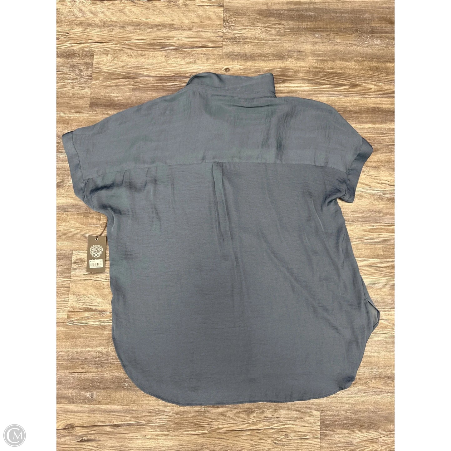 Top Short Sleeve By Vince Camuto In Blue, Size: Xl
