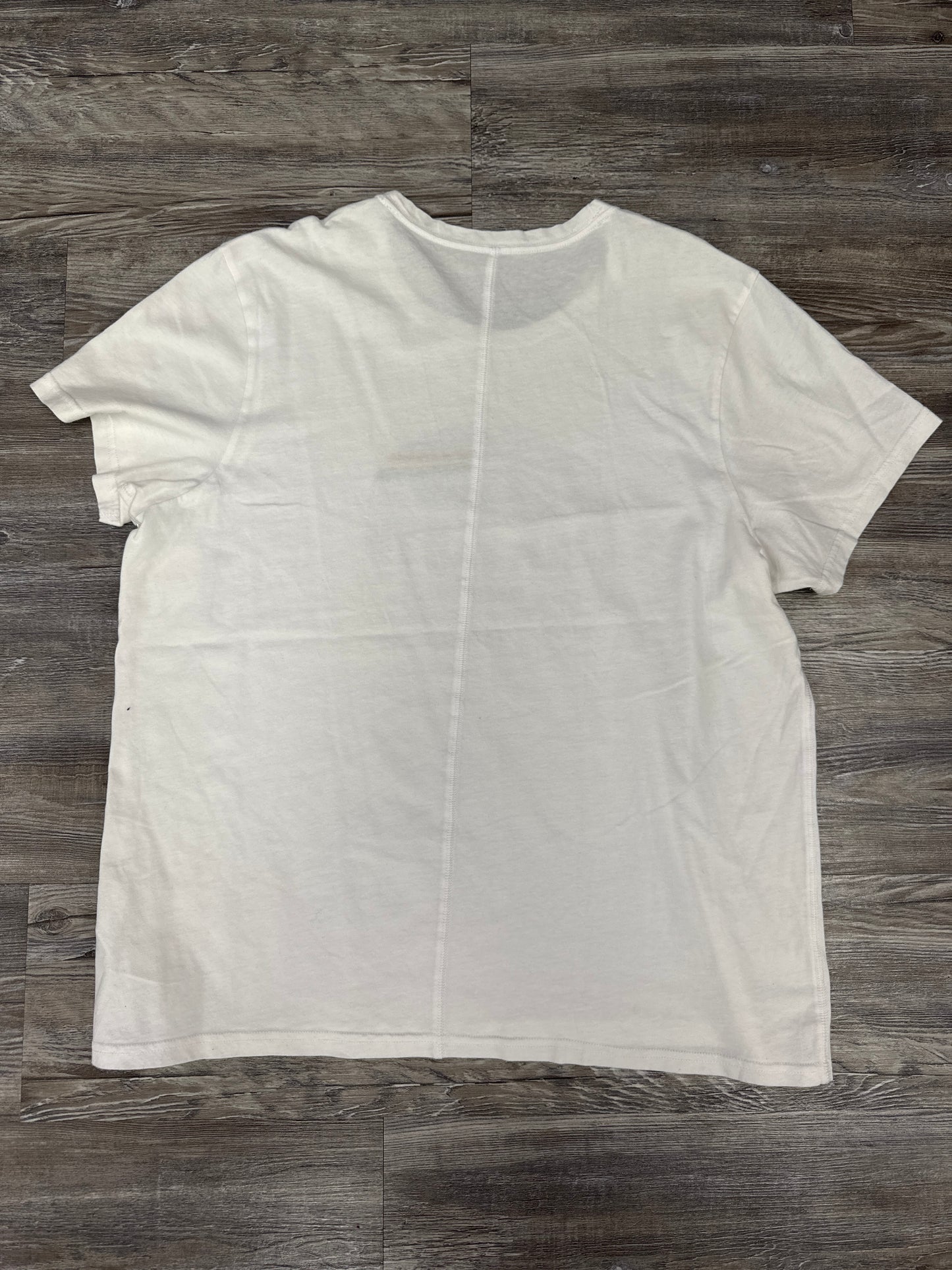 Top Short Sleeve By Abercrombie And Fitch In White, Size: Xl