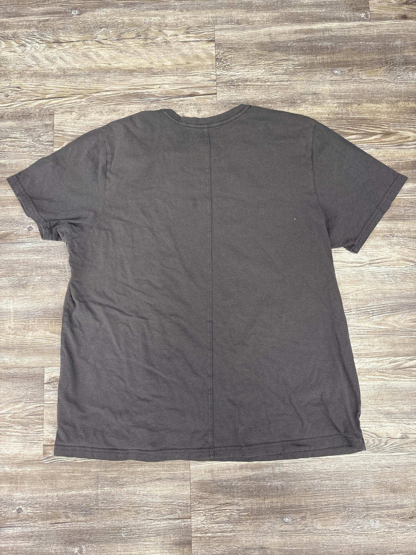 Top Short Sleeve By Abercrombie And Fitch In Grey, Size: Xl