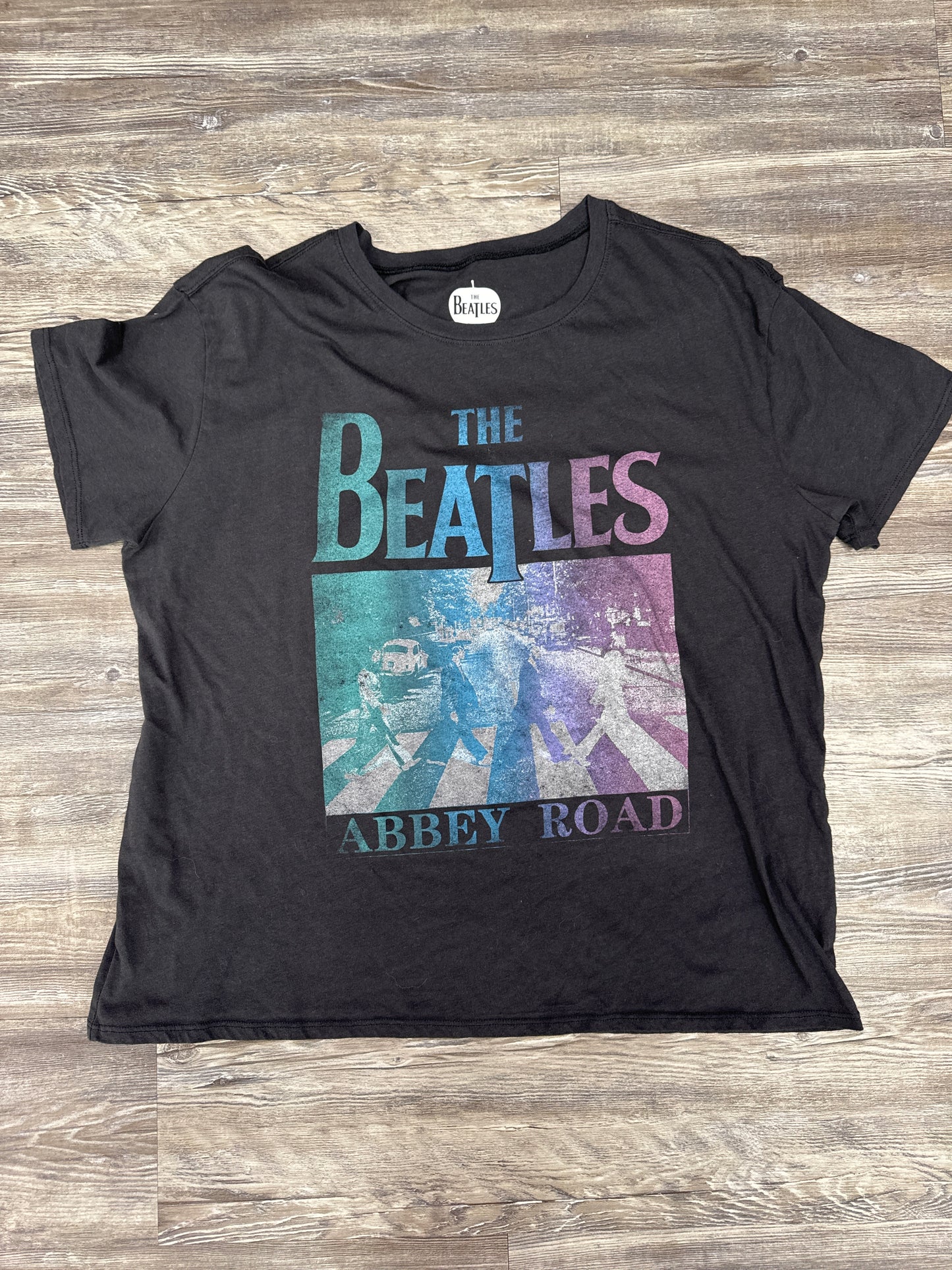 Top Short Sleeve By The Beatles In Grey, Size: Xl