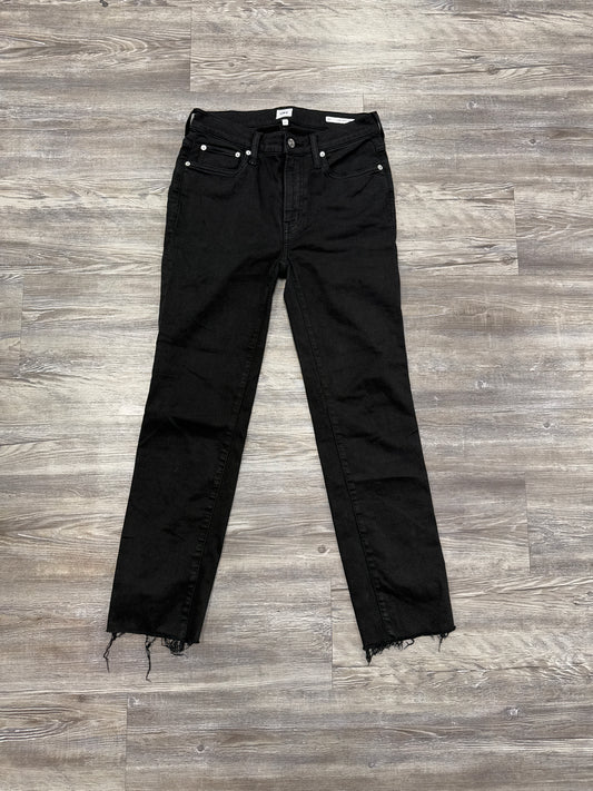 Jeans Straight By Edwin In Black Denim, Size: 4