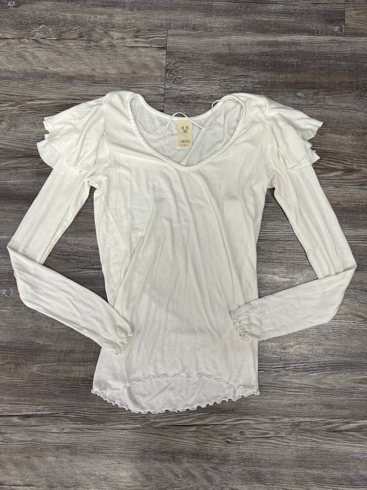 Top Long Sleeve Basic By We The Free In White, Size: S