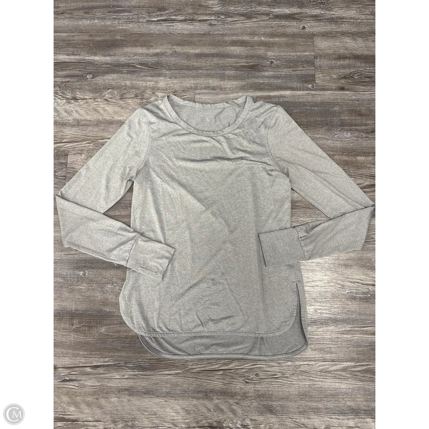 Athletic Top Long Sleeve Crewneck By Varley In Grey, Size: S