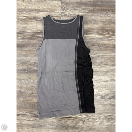 Athletic Tank Top By Athleta In Black & Grey, Size: S