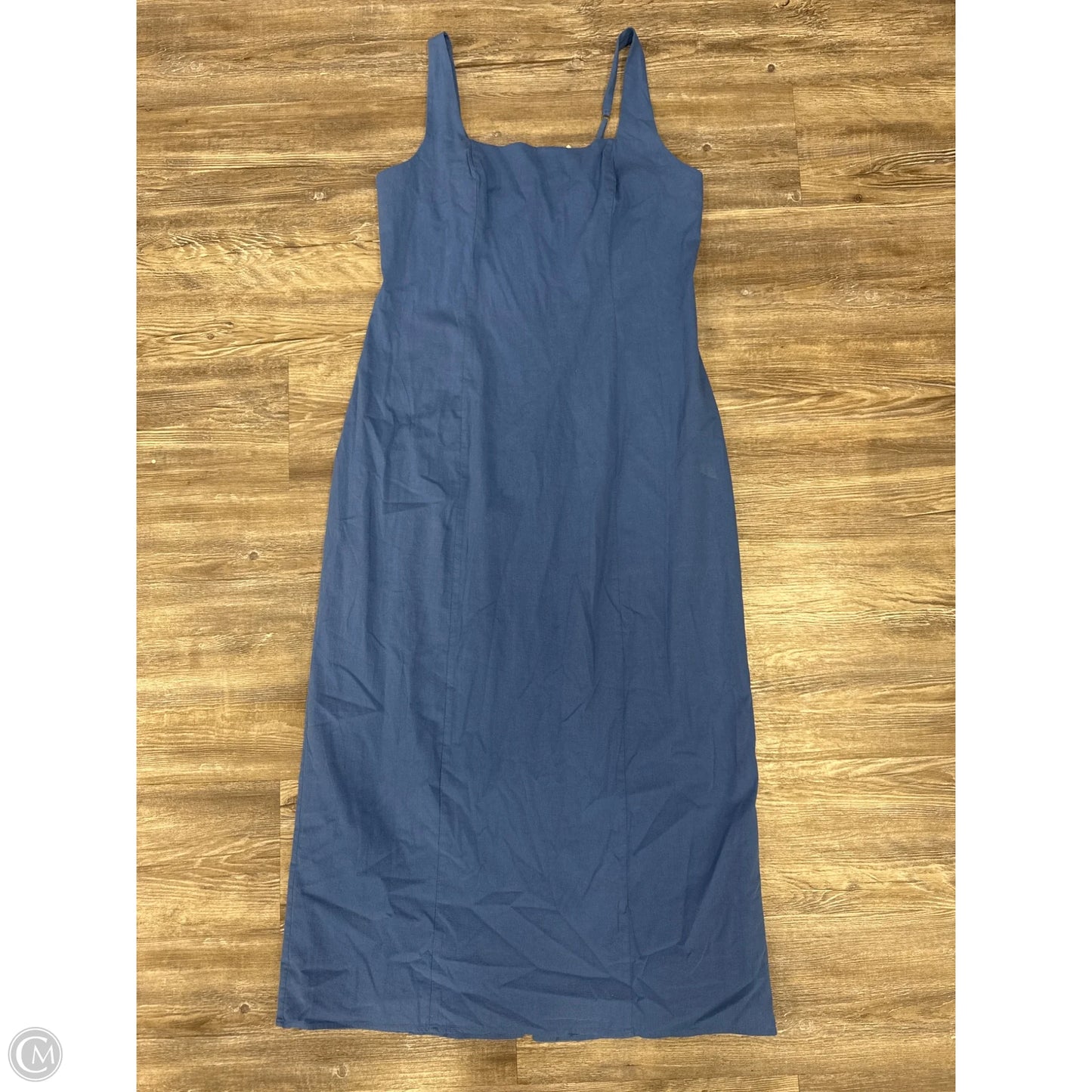 Dress Casual Maxi By Abercrombie And Fitch In Blue, Size: L