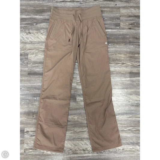 Athletic Pants By Lululemon In Tan, Size: 6