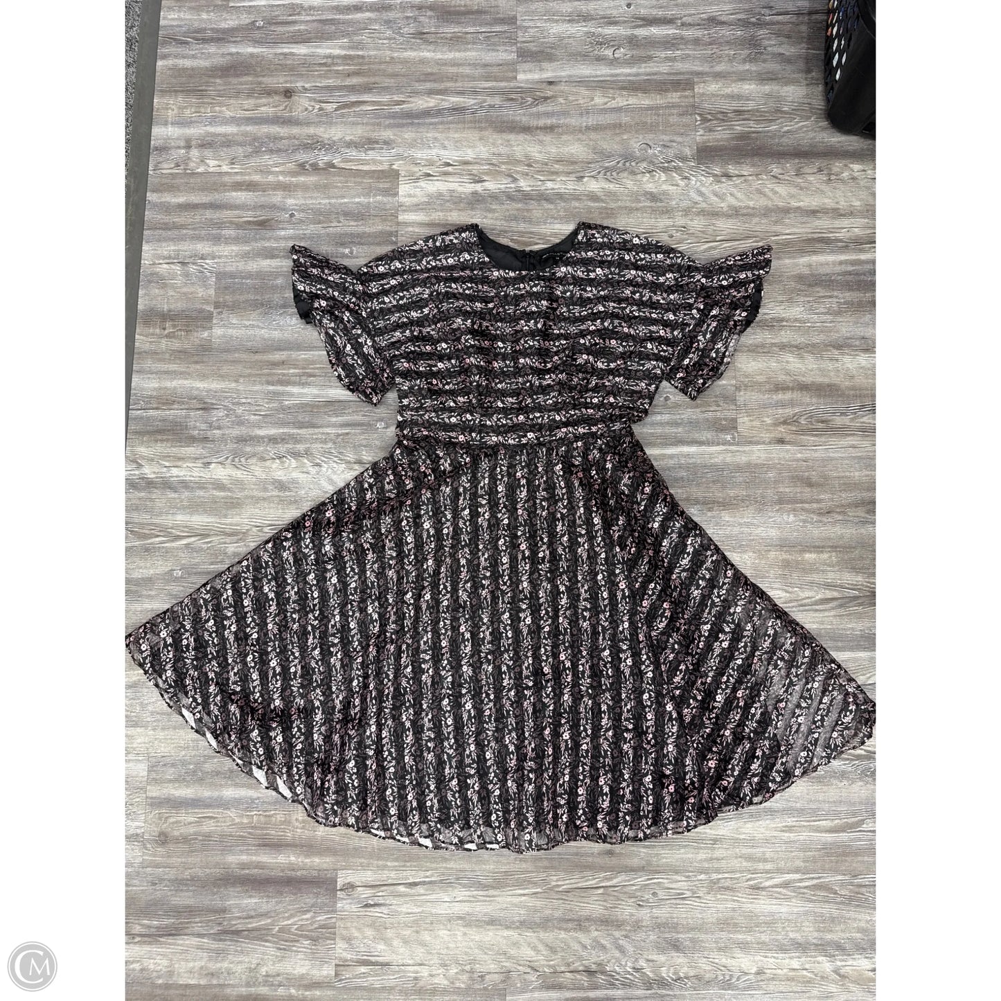 Dress Party Midi By Jill Jill Stuart In Black & Pink, Size: 14