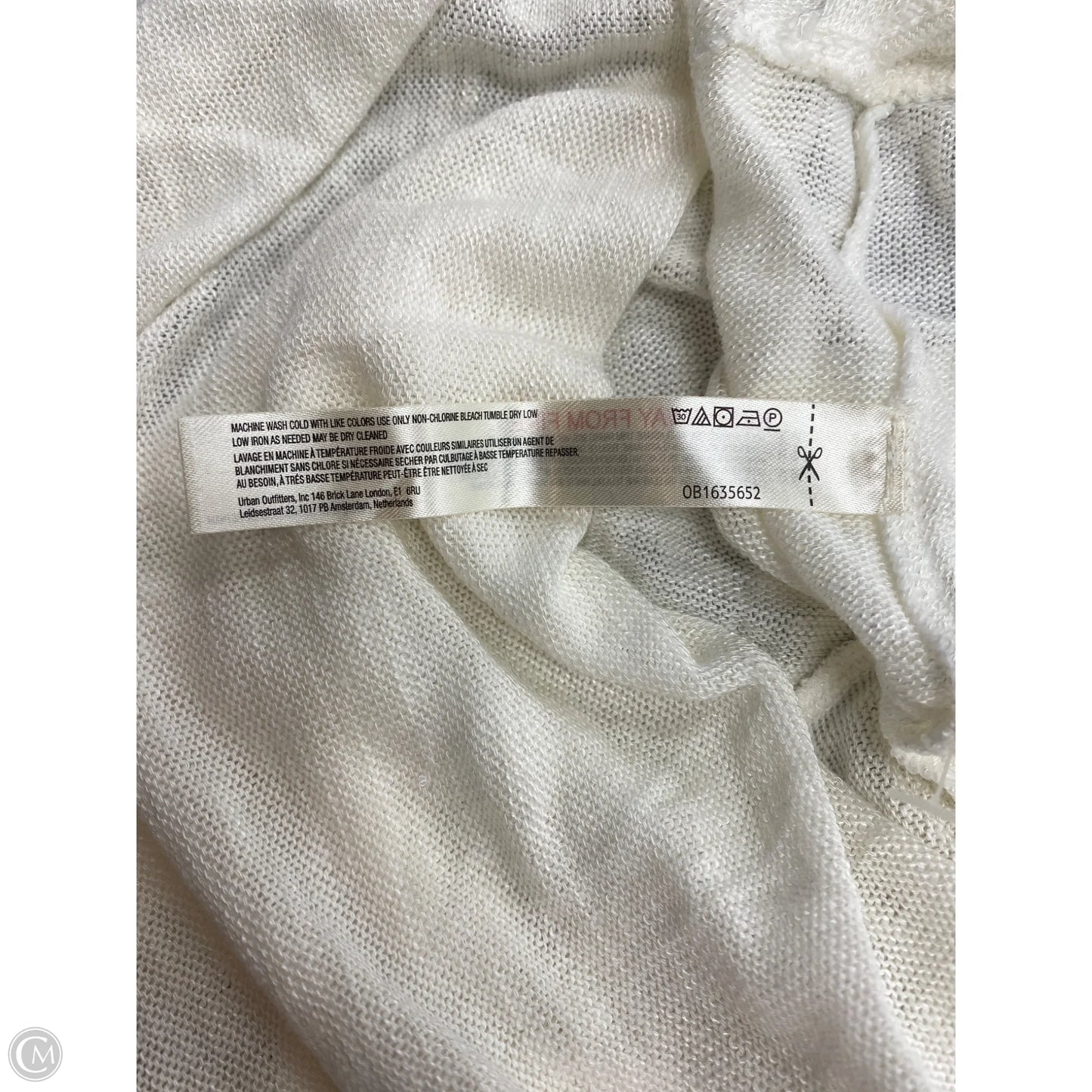 Top Long Sleeve By Free People In Cream, Size: Xs