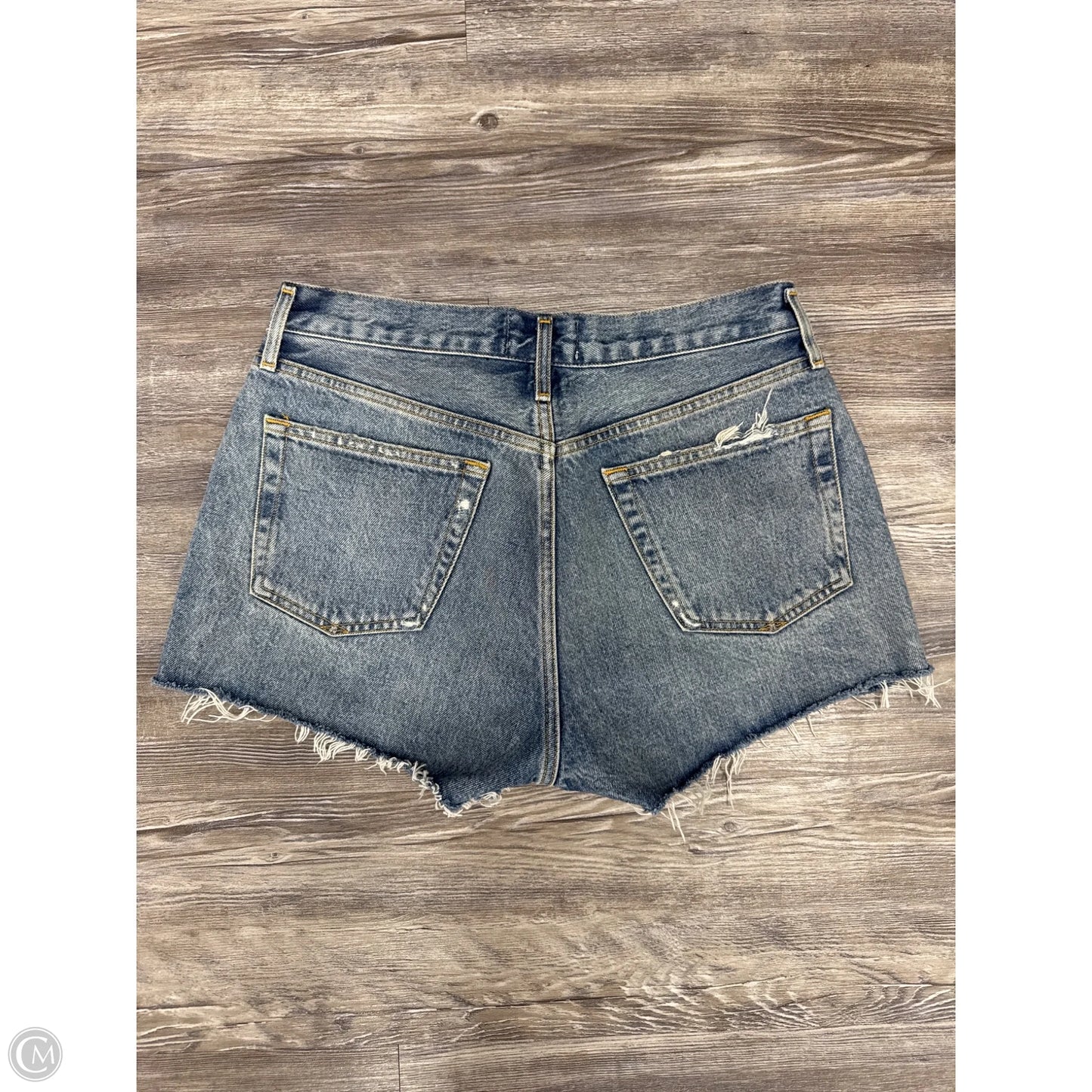 Shorts Designer By Agolde In Blue Denim, Size: 4