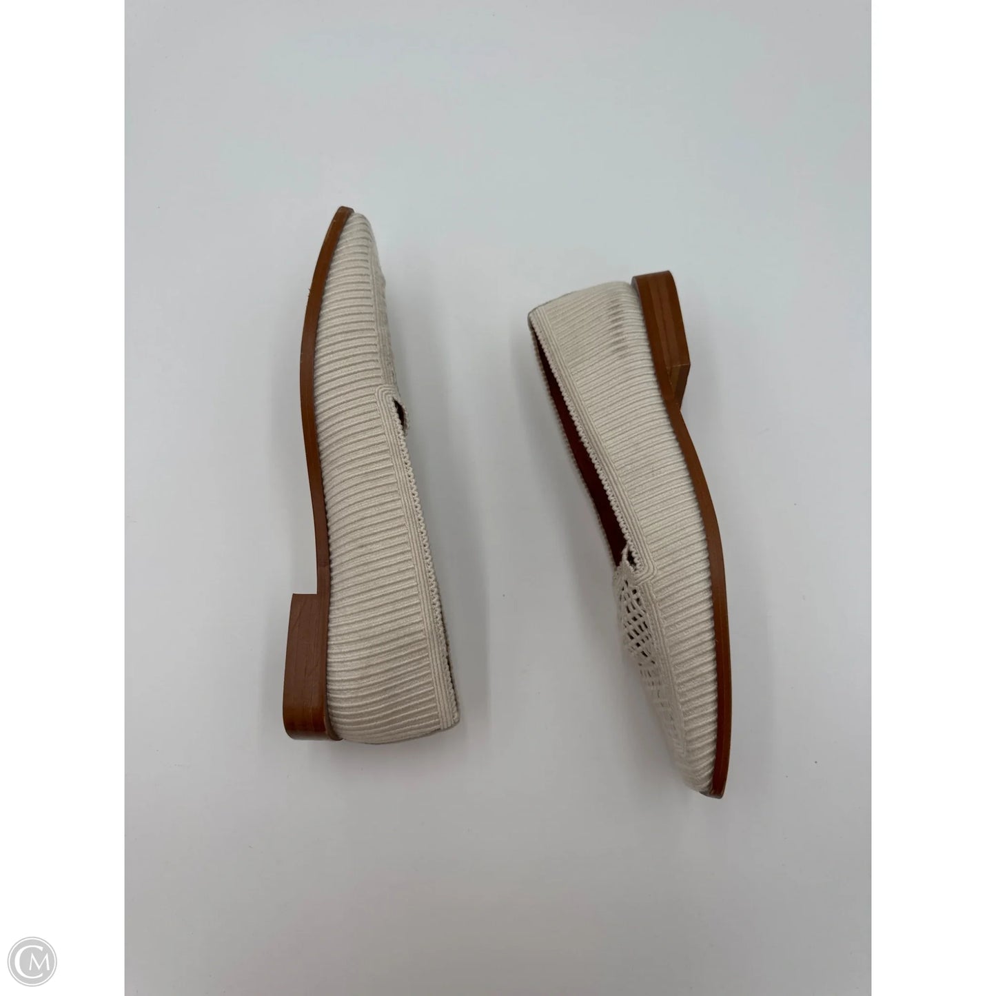 Shoes Flats By Angel Alarcon In Cream, Size: 10
