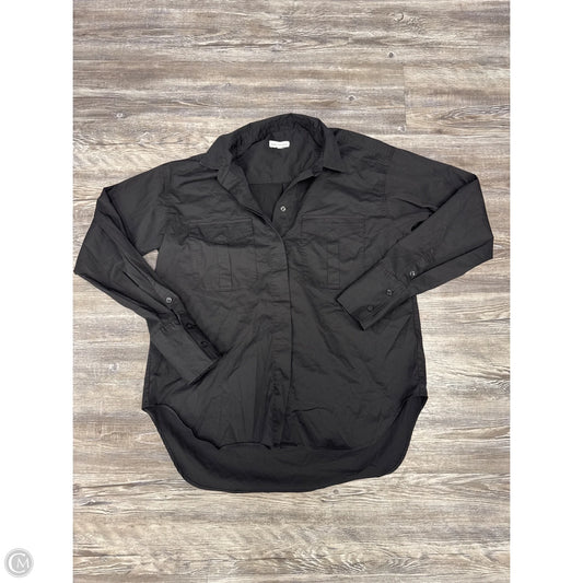 Top Long Sleeve Designer By Good American In Black, Size: S