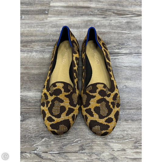 Shoes Flats By Rothys In Animal Print, Size: 6.5
