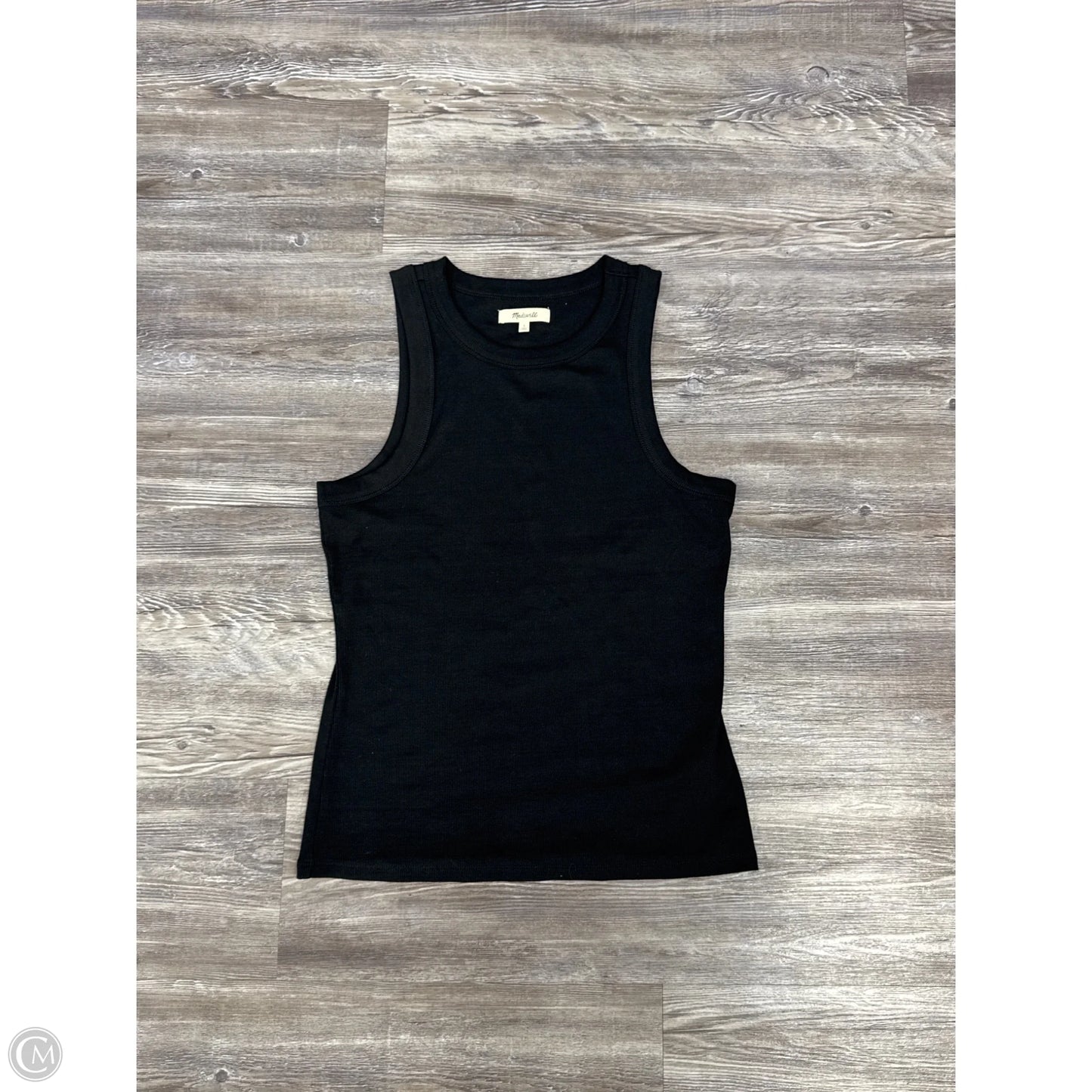 Top Sleeveless Basic By Madewell In Black, Size: L