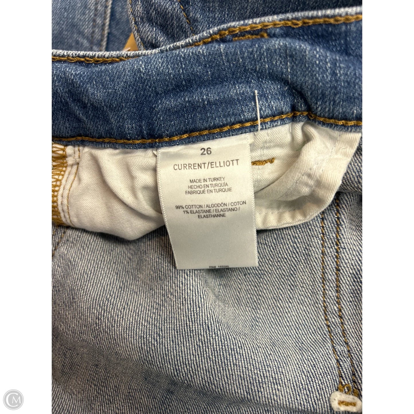 Jeans Designer By Current/elliott In Blue Denim, Size: 2