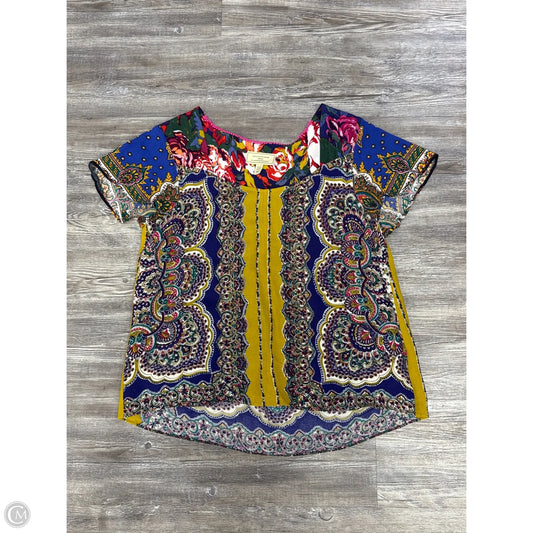 Top Short Sleeve By Moulinette Soeurs In Purple, Size: L