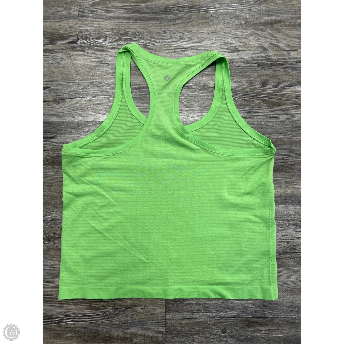 Athletic Tank Top By Lululemon In Green, Size: 10