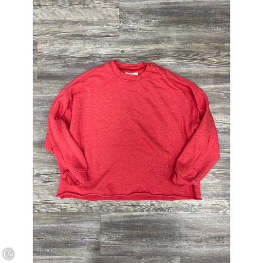 Sweatshirt Crewneck By Xirena In Red, Size: S