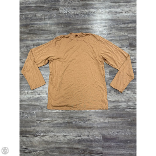 Top Long Sleeve By Skims In Tan, Size: M