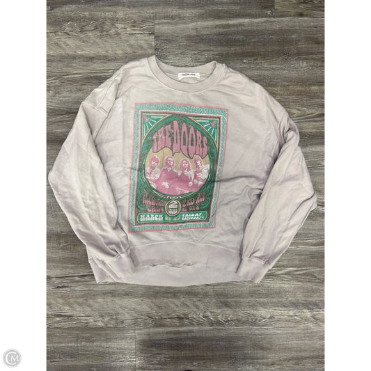 Sweatshirt Crewneck By Daydreamer In Grey, Size: M