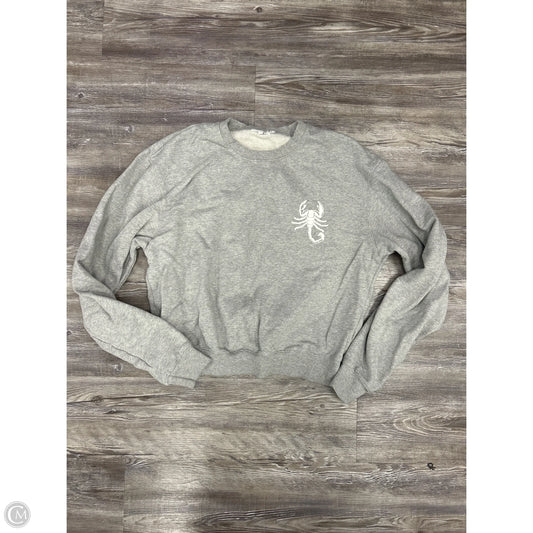 Sweatshirt Designer By Good American In Grey, Size: M