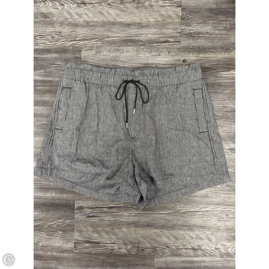 Shorts By Loft In Grey & White, Size: Xl