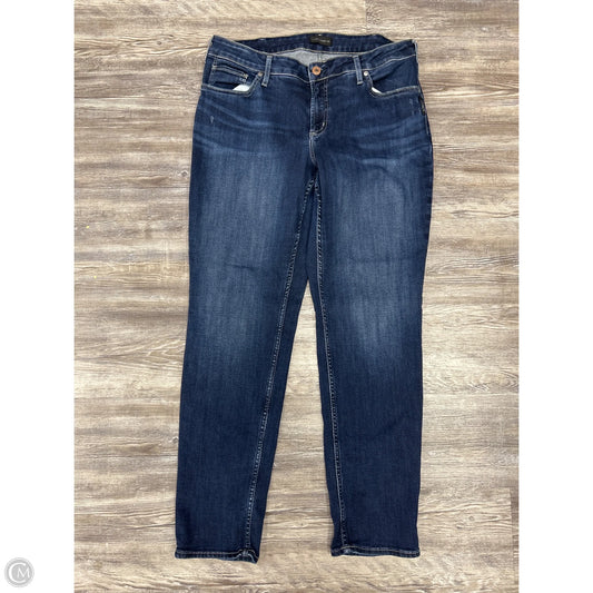 Jeans Boyfriend By Silver In Blue Denim, Size: 14
