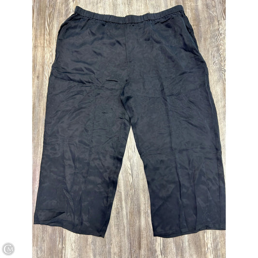 Pants Wide Leg By Eileen Fisher In Black, Size: 3x