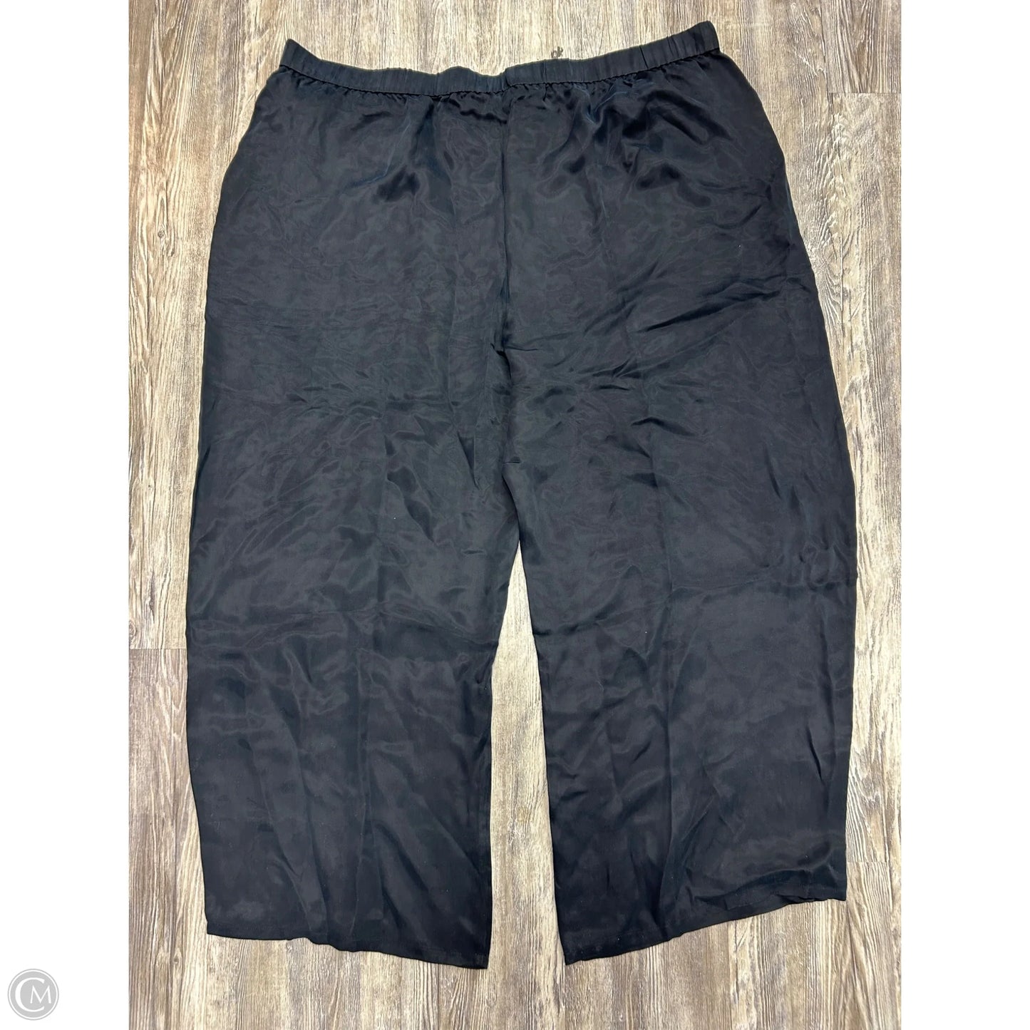 Pants Wide Leg By Eileen Fisher In Black, Size: 3x