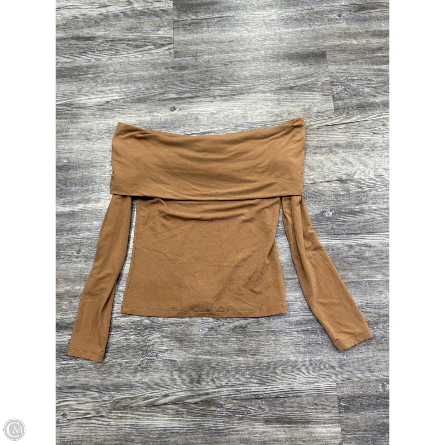 Top Long Sleeve By Wilfred In Tan, Size: Xs
