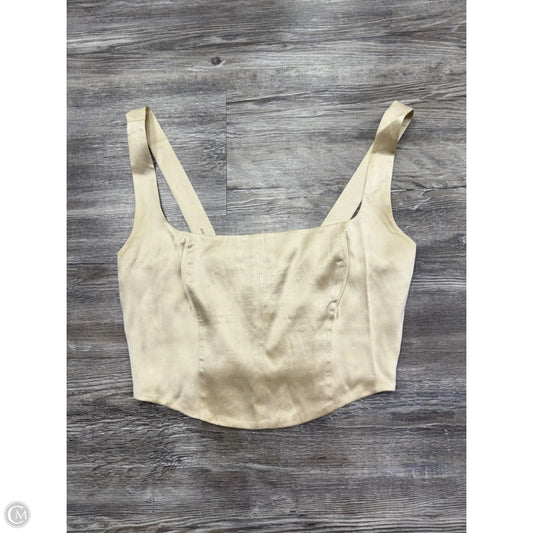 Top Sleeveless By Reformation In Tan, Size: S