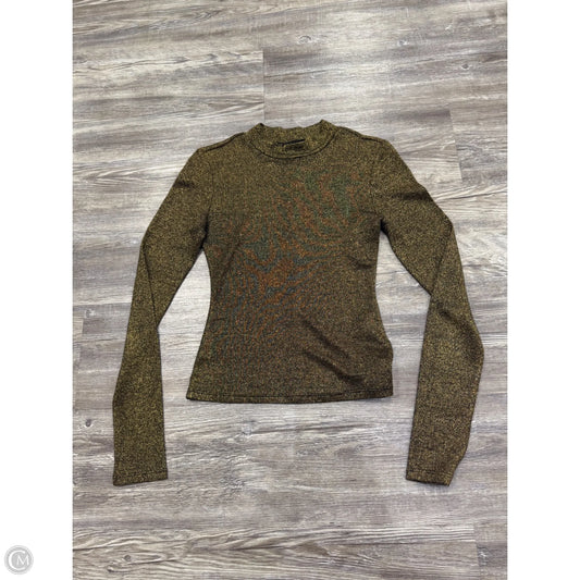Top Long Sleeve By Reformation In Gold, Size: Xs