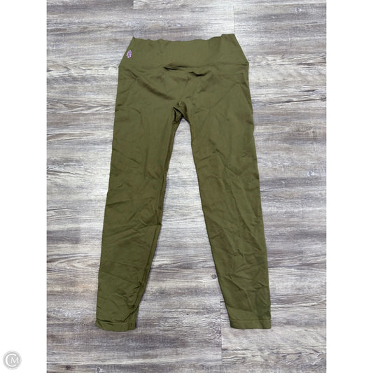 Athletic Leggings By Free People In Green, Size: M
