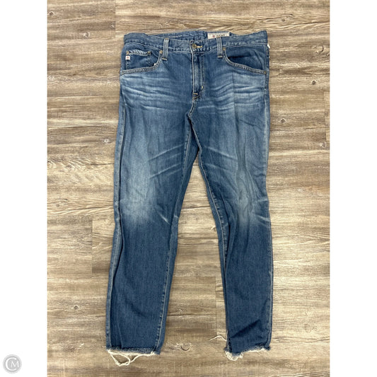 Jeans Designer By Ag Jeans In Blue Denim, Size: 10