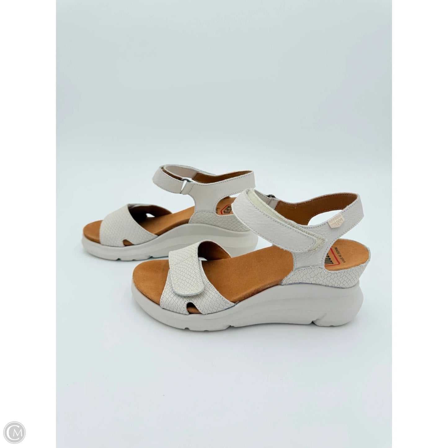 Sandals Heels Stiletto By On Foot In Cream, Size: 7.5