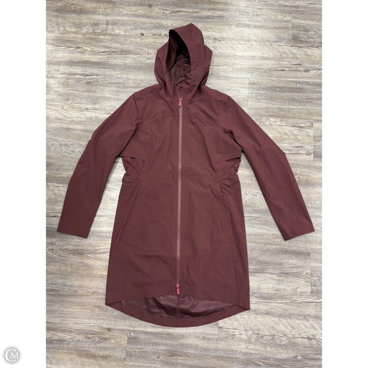 Athletic Jacket By Lululemon In Maroon, Size: 8