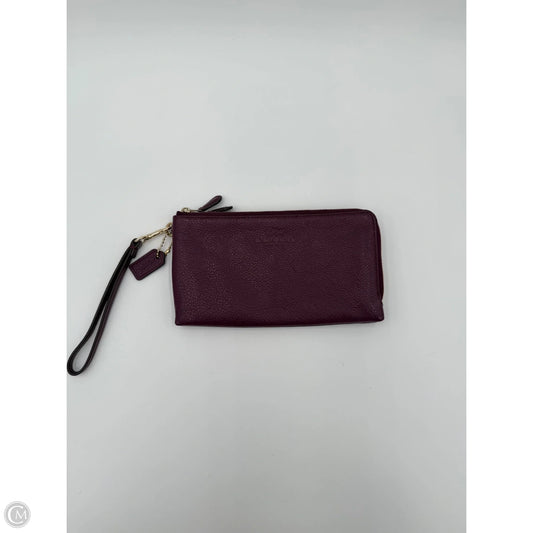Wristlet Designer By Coach, Size: Large
