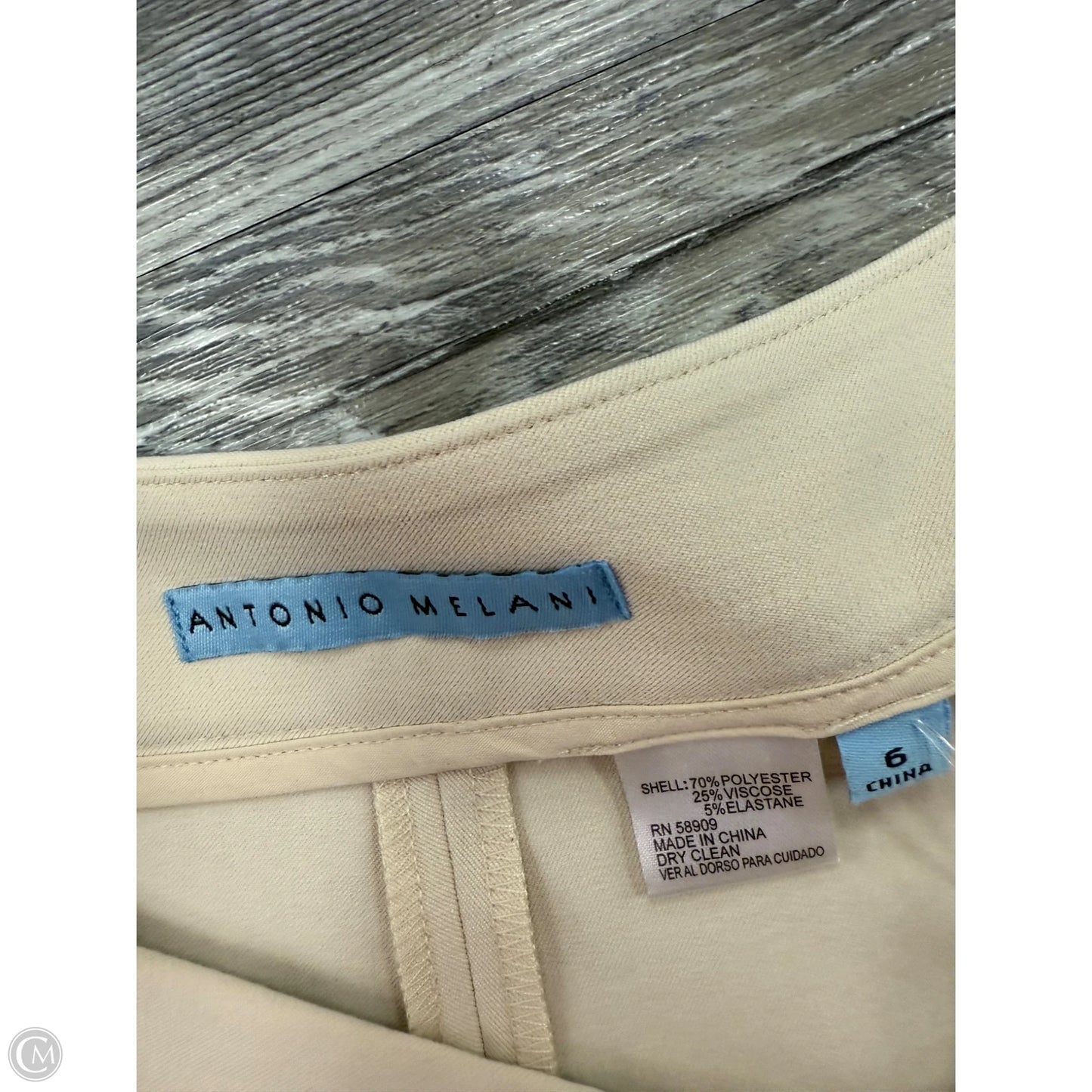 Pants Wide Leg By Antonio Melani In Tan, Size: 6
