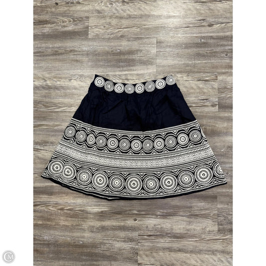 Skirt Mini & Short By Boden In Blue & White, Size: 8