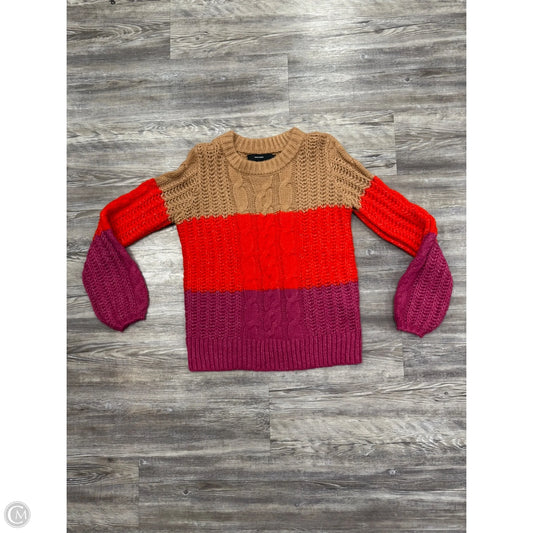 Sweater By Vero Moda In Purple & Tan, Size: S