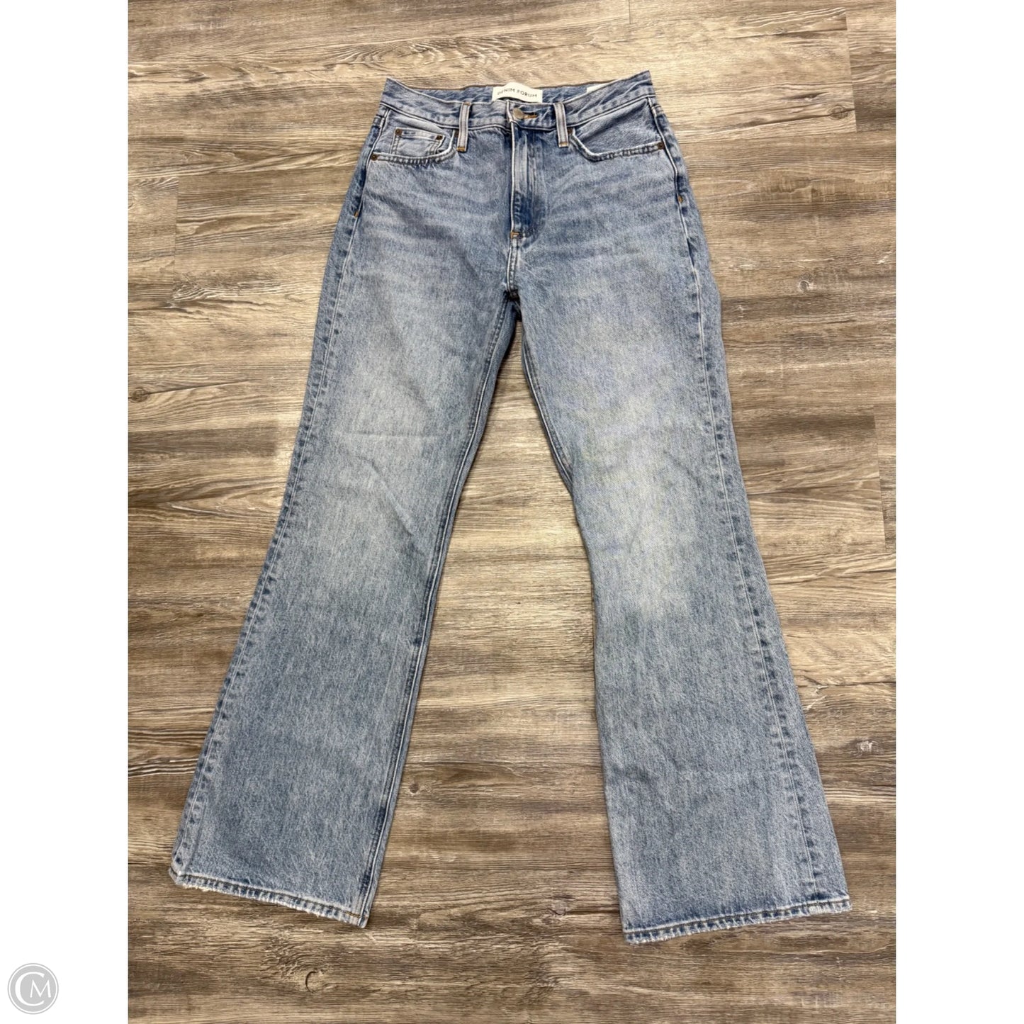 Jeans Flared By Aritzia In Blue Denim, Size: 2
