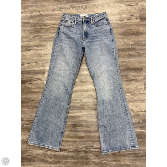 Jeans Flared By Aritzia In Blue Denim, Size: 2