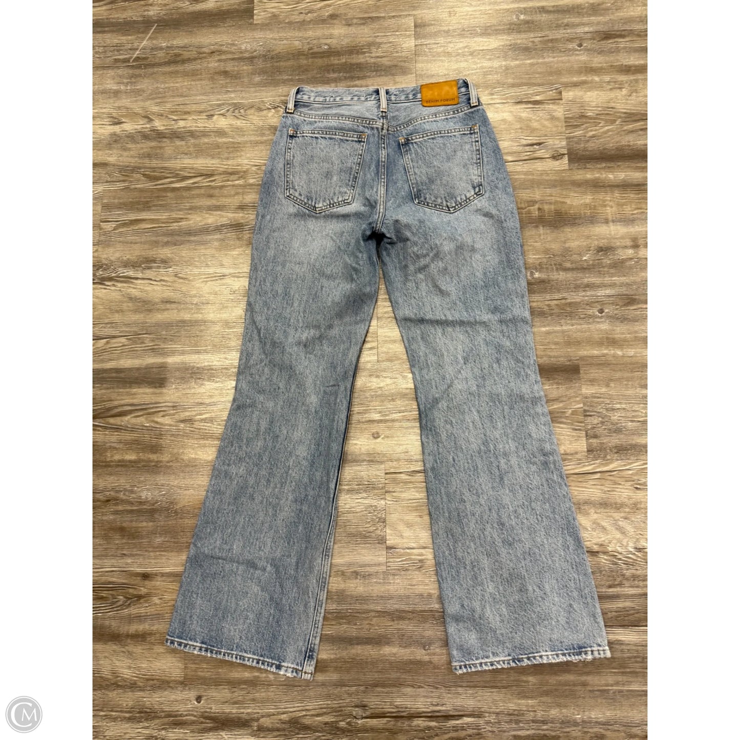 Jeans Flared By Aritzia In Blue Denim, Size: 2