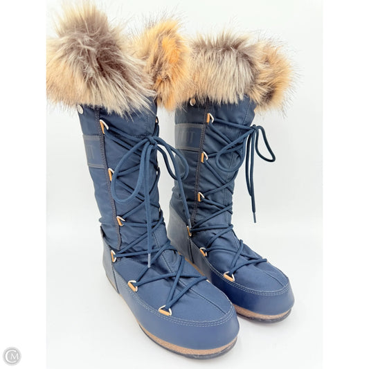 Boots Designer By MoonBoots In Navy, Size: 10