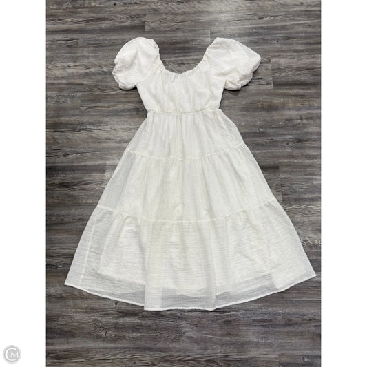 Dress Casual Maxi By Astr The Label In White, Size: M