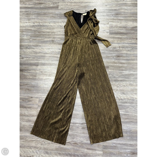 Jumpsuit By Anthropologie In Black & Gold, Size: S