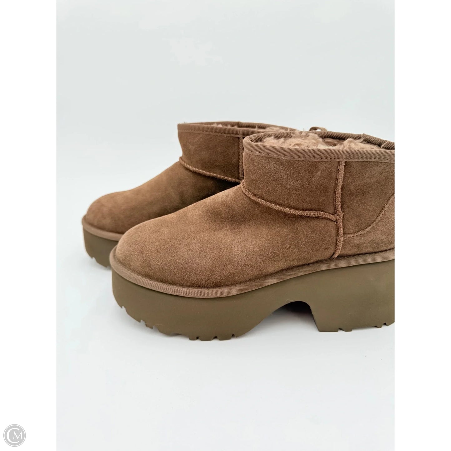 Boots Designer By Ugg In Taupe, Size: 9